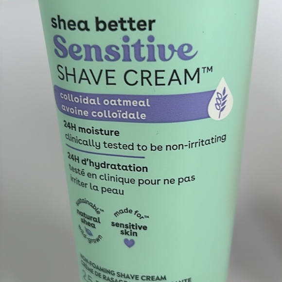 🌻4/$20 EOS Shea Butter Sensitive & Moisture Shave Cream Travel Size New Product - Picture 15 of 15